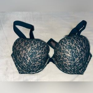 Dark Green Lace VS VERY SEXY PUSH UP BRA